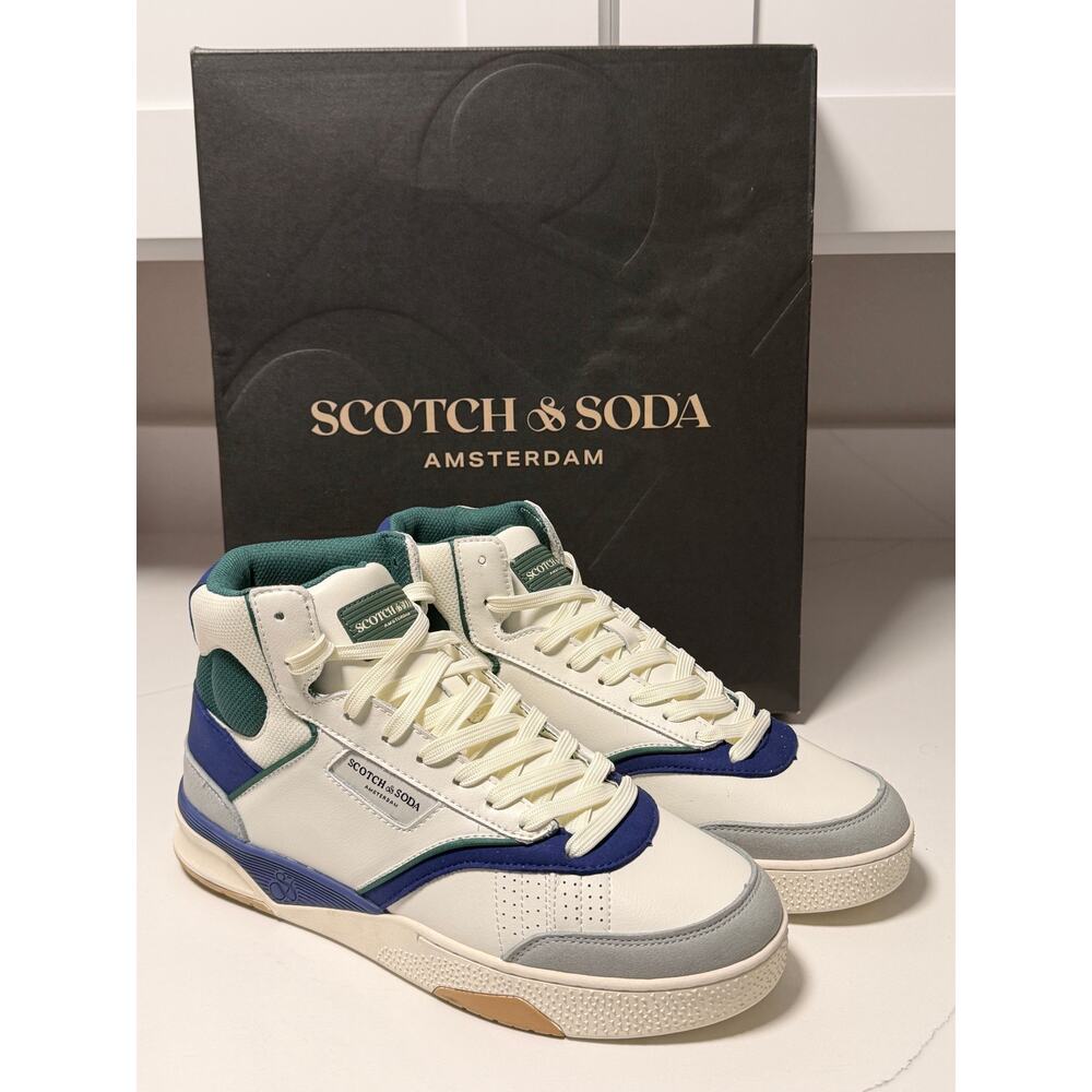 Scotch & Soda Court Cup Sneakers - NEW WITH BOX Men’s Size 8 EU 41